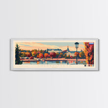 Cargar imagen en el visor de la galería, Cherepovets Russia Travel Print Wall Art, Panoramic City Art, Travel Art, Wall Decor, Vacation Gift, Framed Canvas Print Or Metal Art

