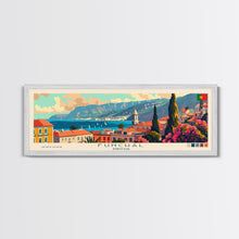 Cargar imagen en el visor de la galería, Funchal Portugal Travel Print Wall Art, Panoramic City Art, Travel Art, Wall Decor, Vacation Gift, Framed Canvas Print Or Metal Art
