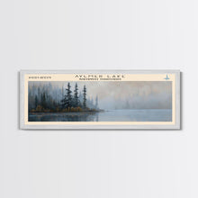 Carregar imagem no visualizador da galeria, Aylmer Lake Panoramic Framed Canvas Print, Lake House Decor, Rustic Art, Travel Poster, Scenic View, Home Decoration
