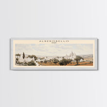 Carregar imagem no visualizador da galeria, Alberobello Italy | Framed Travel Poster Canvas Print | Trendy Wall Art | Watercolor Painting | Living Room Art | Unique Art
