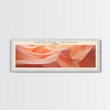 Carregar imagem no visualizador da galeria, Antelope Canyon Travel Print Wall Art, Travel Poster Print, Retro Style Home Decor, Wall Hanging, Travel Gift Idea, Unique Metal Art
