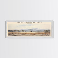 Carregar imagem no visualizador da galeria, Bako National Park Travel Poster Print, Framed Canvas Wall Art, Metal Wall Art, Malaysia art, Gift For Him, Travel Wall Art, Travel Lover Gift
