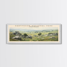 Load image into Gallery viewer, Dartmoor National Park COUNTRY Travel Poster Print, Framed Canvas Print, COUNTRY Travel Art, Wood Framed Art, Wall Hanging, Home Decor
