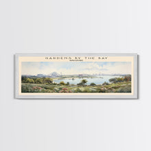 Load image into Gallery viewer, Gardens by the Bay COUNTRY | Framed Travel Poster Canvas Print | Trendy Wall Art | Watercolor Painting | Living Room Art | Unique Art
