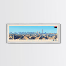 Carregar imagem no visualizador da galeria, Algiers, Algeria Panoramic Travel Poster Canvas Print, Algiers, Algeria Painting, Algeria Art, Algiers Travel Art, Guest Room Painting

