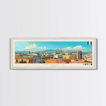 Carregar imagem no visualizador da galeria, Apodaca, Mexico Panoramic Travel Poster Canvas Print, Apodaca, Mexico Painting, Mexico Art, Apodaca Panoramic Travel Art, Travel Painting
