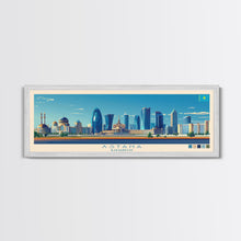 Carregar imagem no visualizador da galeria, Astana, Kazakhstan Panoramic Travel Poster Canvas Print, Astana, Kazakhstan Painting, Kazakhstan Art, Astana Travel Art, Guest Room Painting
