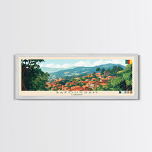 Carregar imagem no visualizador da galeria, Bafoussam, Cameroon Travel Poster Panoramic Canvas Print, Bafoussam, Cameroon Painting, Cameroon Art, Bafoussam Travel Art, Guest Room Painting
