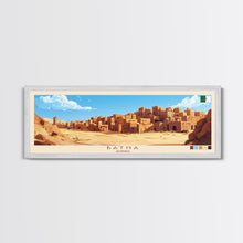 Load image into Gallery viewer, Batna, Algeria Panoramic Travel Poster Canvas Print, Batna, Algeria Painting, Algeria Art, Batna Panoramic Travel Art, Travel Painting
