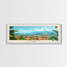 Load image into Gallery viewer, Bertoua, Cameroon Travel Poster Panoramic Canvas Print, Bertoua, Cameroon Painting, Cameroon Art, Bertoua Travel Art, Guest Room Painting
