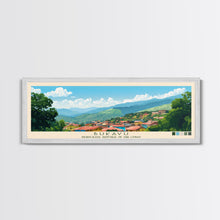 Carregar imagem no visualizador da galeria, Bukavu, Congo Panoramic Travel Poster Canvas Print, Bukavu, Congo Painting, Congo Art, Bukavu Travel Art, Living Room Painting
