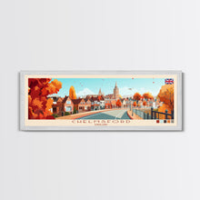 Cargar imagen en el visor de la galería, Chelmsford, England Travel Poster Panoramic Canvas Print, Chelmsford, England Painting, England Art, Chelmsford Travel Art, Guest Room Painting
