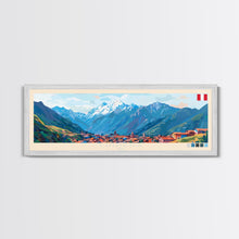 Cargar imagen en el visor de la galería, Chincha, Peru Travel Poster Panoramic Canvas Print, Chincha, Peru Painting, Peru Art, Chincha Travel Art, Guest Room Painting
