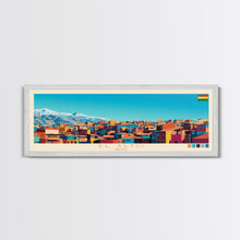 Load image into Gallery viewer, El Alto, Bolivia Panoramic Travel Poster Canvas Print, El Alto, Bolivia Painting, Bolivia Art, El Alto Panoramic Travel Art, Travel Painting
