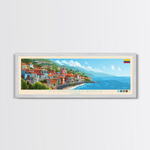 Carregar imagem no visualizador da galeria, Floridablanca, Colombia Panoramic Travel Poster Canvas Print, Floridablanca, Colombia Painting, Colombia Art, Floridablanca Travel Art, Guest Room Painting
