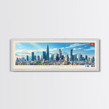 Cargar imagen en el visor de la galería, Ho Chi Minh City, Vietnam Panoramic Travel Poster Canvas Print, Ho Chi Minh City, Vietnam Painting, Vietnam Art, Ho Chi Minh City Panoramic Travel Art, Travel Painting
