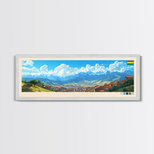 Load image into Gallery viewer, Montero, Bolivia Panoramic Travel Poster Canvas Print, Montero, Bolivia Painting, Bolivia Art, Montero Travel Art, Guest Room Painting
