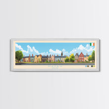 Load image into Gallery viewer, Navan, Ireland Travel Poster Panoramic Canvas Print, Navan, Ireland Painting, Ireland Art, Navan Travel Art, Guest Room Painting
