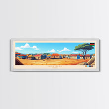 Load image into Gallery viewer, Ruiru, Kenya Panoramic Travel Poster Canvas Print, Ruiru, Kenya Painting, Kenya Art, Ruiru Travel Art, Living Room Painting
