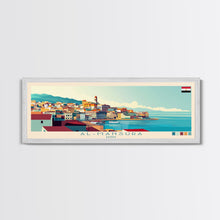 Load image into Gallery viewer, Albury–Wodonga, Australia Travel Poster Panoramic Canvas Print, Albury–Wodonga, Australia Painting, Australia Art, Albury–Wodonga Travel Art, Guest Room Painting
