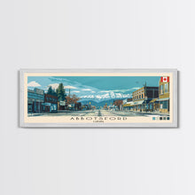 Carregar imagem no visualizador da galeria, Abbotsford, Canada Panoramic Canvas Print, Abbotsford, Canada Painting, Canada Art, Abbotsford Travel Poster, Travel Art, Guest Room Painting
