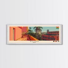Carregar imagem no visualizador da galeria, Accra, Ghana Panoramic Canvas Print, Accra, Ghana Painting, Ghana Art, Accra Travel Poster, Travel Art, Guest Room Painting
