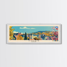 Carregar imagem no visualizador da galeria, Airdrie, Scotland Panoramic Canvas Print, Airdrie, Scotland Painting, Scotland Art, Airdrie Travel Poster, Travel Art, Living Room Painting
