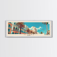 Carregar imagem no visualizador da galeria, Algiers, Algeria Panoramic Canvas Print, Algiers, Algeria Painting, Algeria Art, Algiers Travel Poster, Travel Art, Guest Room Painting
