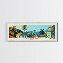 Carregar imagem no visualizador da galeria, Aracaju, Brazil Panoramic Canvas Print, Aracaju, Brazil Painting, Brazil Art, Aracaju Travel Poster, Travel Art, Living Room Painting
