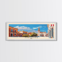 Carregar imagem no visualizador da galeria, Arequipa, Peru Panoramic Canvas Print, Arequipa, Peru Painting, Peru Art, Arequipa Travel Poster, Travel Art, Guest Room Painting
