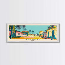 Carregar imagem no visualizador da galeria, Ashaiman, Ghana Panoramic Canvas Print, Ashaiman, Ghana Painting, Ghana Art, Ashaiman Travel Poster, Travel Art, Guest Room Painting
