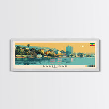 Carregar imagem no visualizador da galeria, Bahir Dar, Ethiopia Panoramic Canvas Print, Bahir Dar, Ethiopia Painting, Ethiopia Art, Bahir Dar Travel Poster, Travel Art, Guest Room Painting
