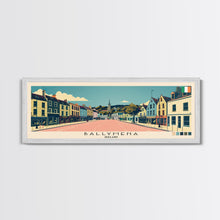 Carregar imagem no visualizador da galeria, Ballymena, Ireland Panoramic Canvas Print, Ballymena, Ireland Painting, Ireland Art, Ballymena Travel Poster, Travel Art, Guest Room Painting
