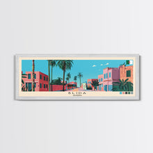 Load image into Gallery viewer, Blida, Algeria Panoramic Canvas Print, Blida, Algeria Painting, Algeria Art, Blida Travel Poster, Travel Art, Housewarming Gift
