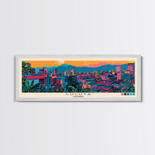 Load image into Gallery viewer, Cucuta, Colombia Panoramic Canvas Print, Cucuta, Colombia Painting, Colombia Art, Cucuta Travel Poster, Travel Art, Guest Room Painting
