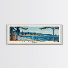 Cargar imagen en el visor de la galería, Central Coast, Australia Panoramic Canvas Print, Central Coast, Australia Painting, Australia Art, Central Coast Travel Poster, Travel Art, Vacation Gift
