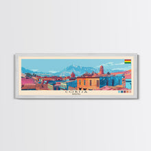 Load image into Gallery viewer, Cobija, Bolivia Panoramic Canvas Print, Cobija, Bolivia Painting, Bolivia Art, Cobija Travel Poster, Travel Art, Vacation Gift
