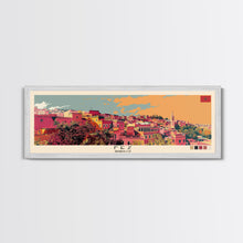 Cargar imagen en el visor de la galería, Fez, Morocco Panoramic Canvas Print, Fez, Morocco Painting, Morocco Art, Fez Travel Poster, Travel Art, Vacation Gift
