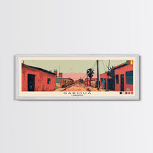 Load image into Gallery viewer, Garoua, Cameroon Panoramic Canvas Print, Garoua, Cameroon Painting, Cameroon Art, Garoua Travel Poster, Travel Art, Guest Room Painting
