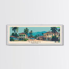 Carregar imagem no visualizador da galeria, Kenema, Sierra Leone Panoramic Canvas Print, Kenema, Sierra Leone Painting, Sierra Leone Art, Kenema Travel Poster, Travel Art, Vacation Gift
