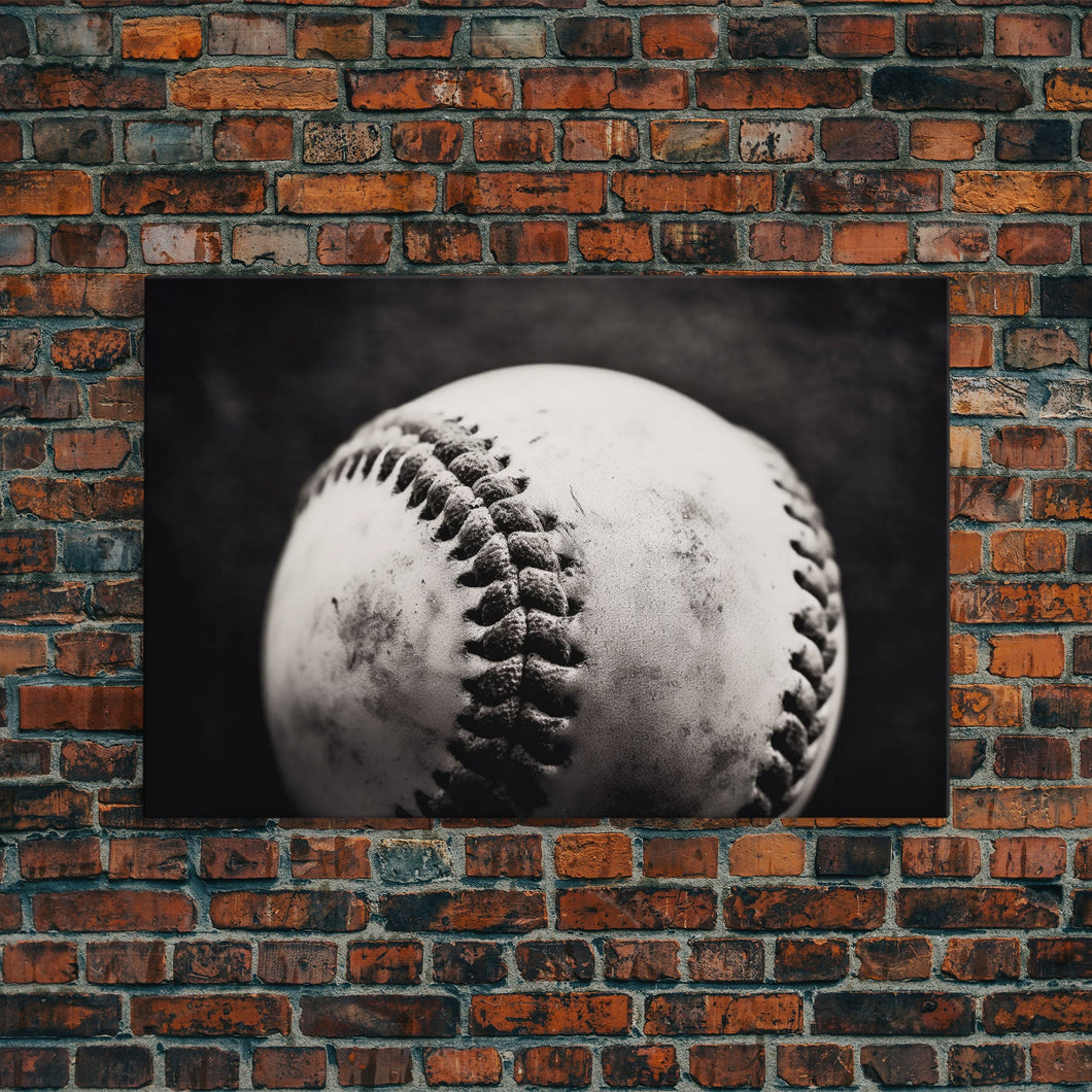 Framed Baseball Print, Black and White Baseball Picture, Sports Wall Decor, Boys Room Wall Decor, Baseball Player Gift, Baseball Nursery Art
