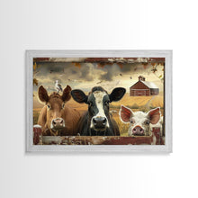 Carregar imagem no visualizador da galeria, Cute Farmhouse Animal Print, Window Art, Wall Art, Home Decor, Wall Decor, Cute Farmhouse Kitsch Living Room Art
