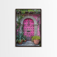 Cargar imagen en el visor de la galería, Change456 Architecture Print, 19th Century Architecture Photography, Mexico City Wall Art, Wood Framed Canvas Print

