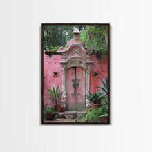 Cargar imagen en el visor de la galería, Change675 Architecture Print, 19th Century Architecture Photography, Mexico City Wall Art, Wood Framed Canvas Print
