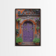 Cargar imagen en el visor de la galería, Change34 Architecture Print, 19th Century Architecture Photography, Mexico City Wall Art, Wood Framed Canvas Print
