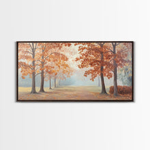 Load image into Gallery viewer, Elegant Christmas party with guests in formal attire by a Christmas tree Framed Canvas Print, holiday wall art for classy Christmas decor
