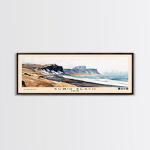 Load image into Gallery viewer, Búðir Beach, Iceland Watercolor Beach Print, Vacation Gift, Iceland Wall Art, Beach Painting, Beach Decor, Beach Painting
