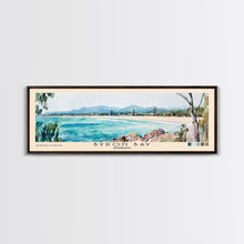 Load image into Gallery viewer, Byron Bay, Australia Watercolor Beach Print, Vacation Gift, Australia Wall Art, Beach Painting, Beach Decor, Beach Painting
