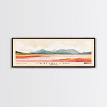 Load image into Gallery viewer, Eastern Cape, Coffee Bay Watercolor Print, Vacation Gift, Coffee Bay Wall Art, Beach Painting, Beach Decor, Large Wall Art, Wood Frame Art
