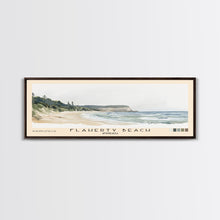 Load image into Gallery viewer, Flaherty Beach, Australia Watercolor Print, Vacation Gift, Australia Wall Art, Beach Painting, Beach Decor, Large Wall Art, Wood Frame Art
